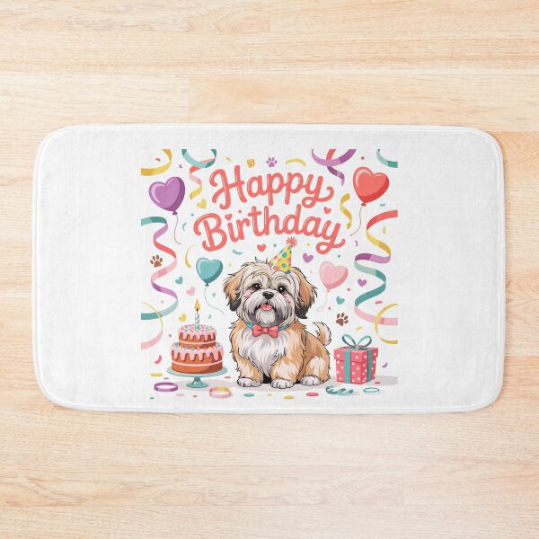 Item preview, Lhasa Apso Birthday designed and sold by TheAnimalZ00.