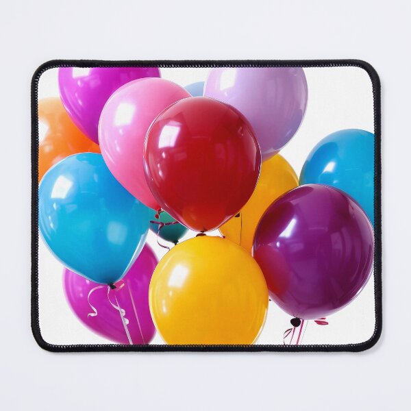 Item preview, Colorful Bundle Of Party Balloons With Ribbons Art  designed and sold by DEC02.