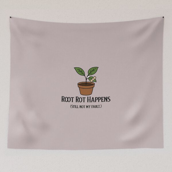 Item preview, Root Rot Happens – Funny Plant Parent Design designed and sold by InkandBranch.