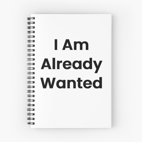 Item preview, I Am Already Wanted designed and sold by The Winning Formula™ Prints.