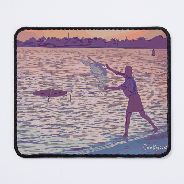 Item preview, Netting for Bait Fish in Cedar Key Florida designed and sold by ncNatureVisions.