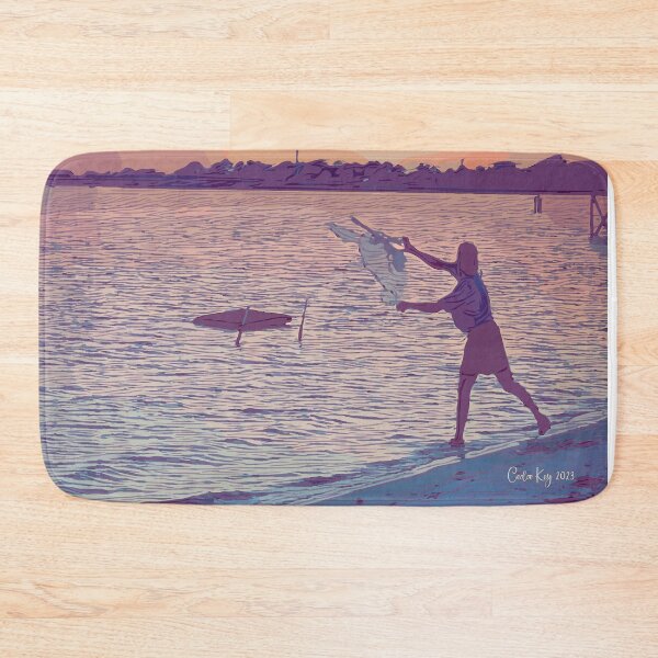 Item preview, Netting for Bait Fish in Cedar Key Florida designed and sold by ncNatureVisions.