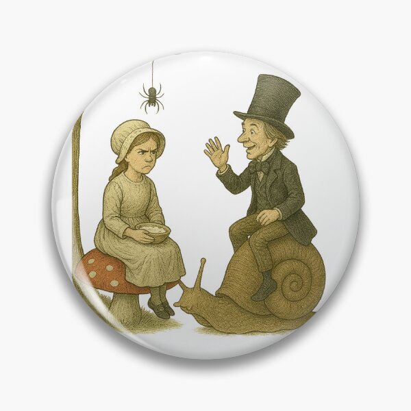 Item preview, The Mad Hatter Pays Miss Muffet a Visit designed and sold by kornkobart.