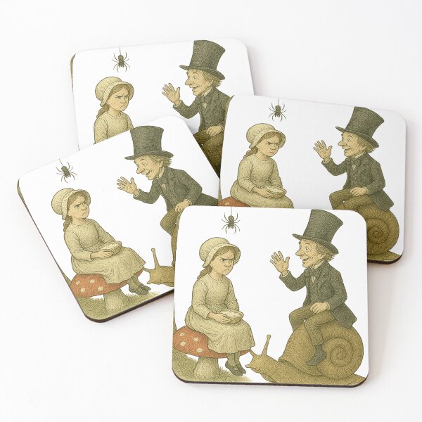 Item preview, The Mad Hatter Pays Miss Muffet a Visit designed and sold by kornkobart.
