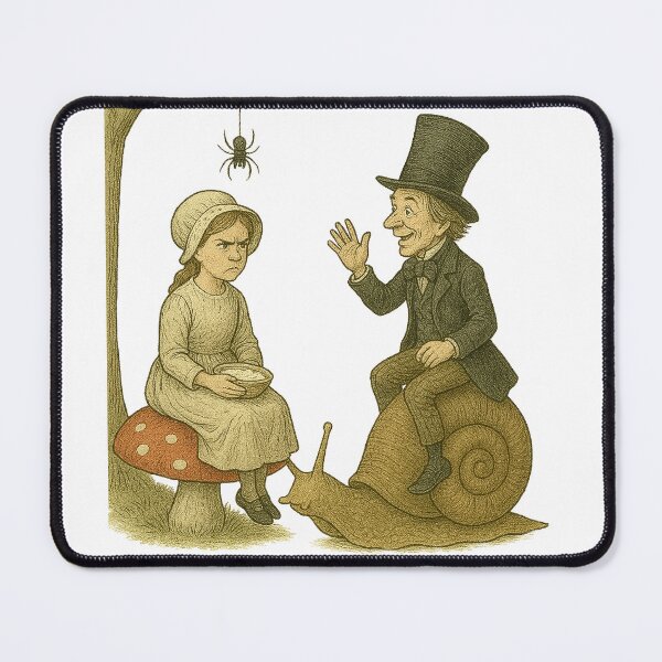 Item preview, The Mad Hatter Pays Miss Muffet a Visit designed and sold by kornkobart.