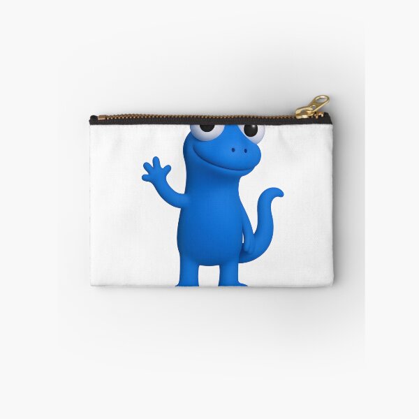 Item preview, Cute Blue Cartoon Lizard Character designed and sold by FunnySignalStudio.