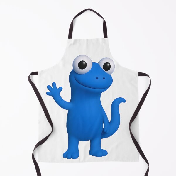 Item preview, Cute Blue Cartoon Lizard Character designed and sold by FunnySignalStudio.