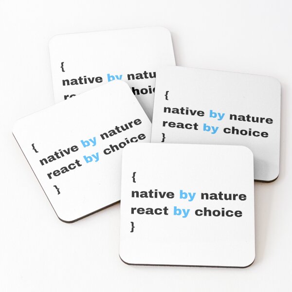 Item preview, React Native Funny Developer Gift designed and sold by SynizesisShop.