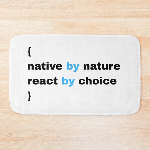 Item preview, React Native Funny Developer Gift designed and sold by SynizesisShop.