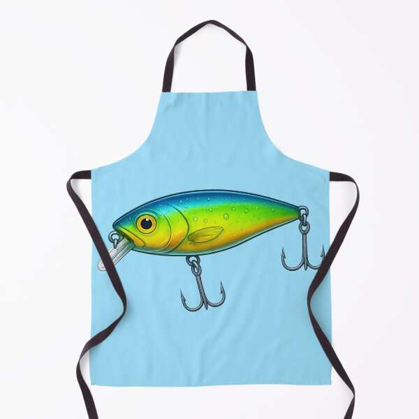 Item preview, Colorful Mahi Fishing Lure Vector Illustration designed and sold by NoRestDesigns.