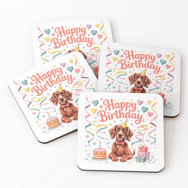 Item preview, Irish Setter Birthday designed and sold by TheAnimalZ00.