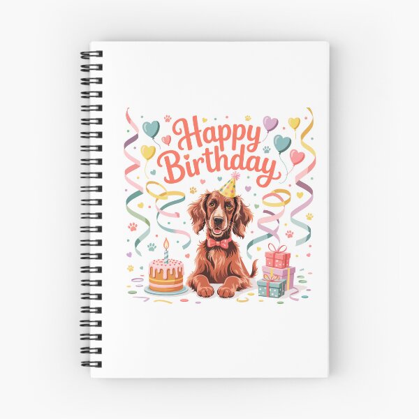 Item preview, Irish Setter Birthday designed and sold by TheAnimalZ00.