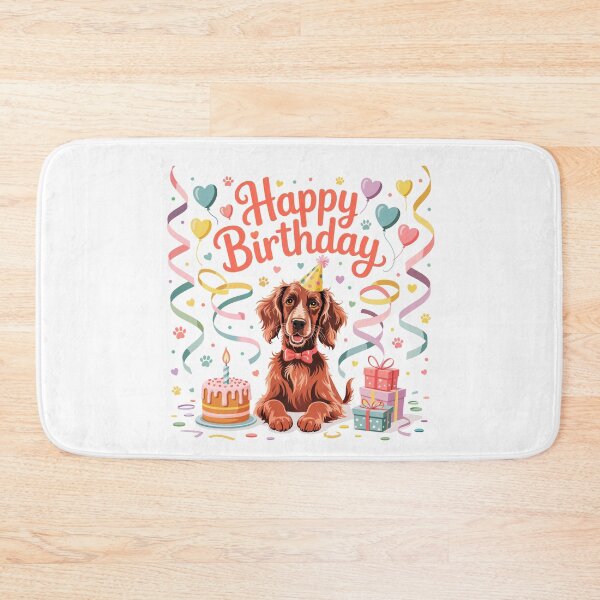 Item preview, Irish Setter Birthday designed and sold by TheAnimalZ00.