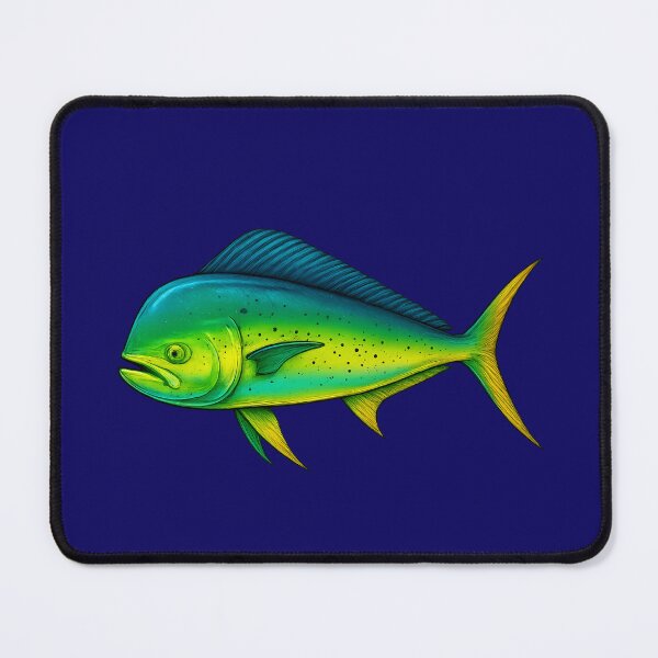 Item preview, Vibrant Bull Mahi-Mahi – Colorful Sportfish Art designed and sold by NoRestDesigns.