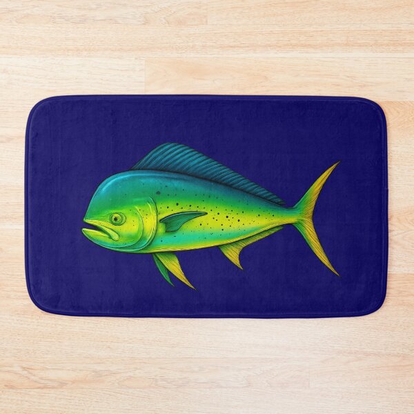 Item preview, Vibrant Bull Mahi-Mahi – Colorful Sportfish Art designed and sold by NoRestDesigns.