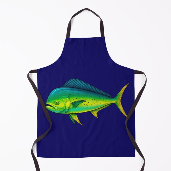 Item preview, Vibrant Bull Mahi-Mahi – Colorful Sportfish Art designed and sold by NoRestDesigns.