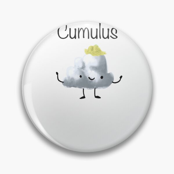 Item preview, Cumulus Cutie designed and sold by Cute & Funny Hand-Drawn Prints | Happy Doodle Friends Shop.