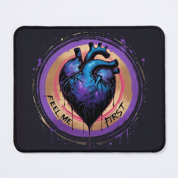 Item preview, Ink Heart with Aura Rings designed and sold by Vibrant Threads.