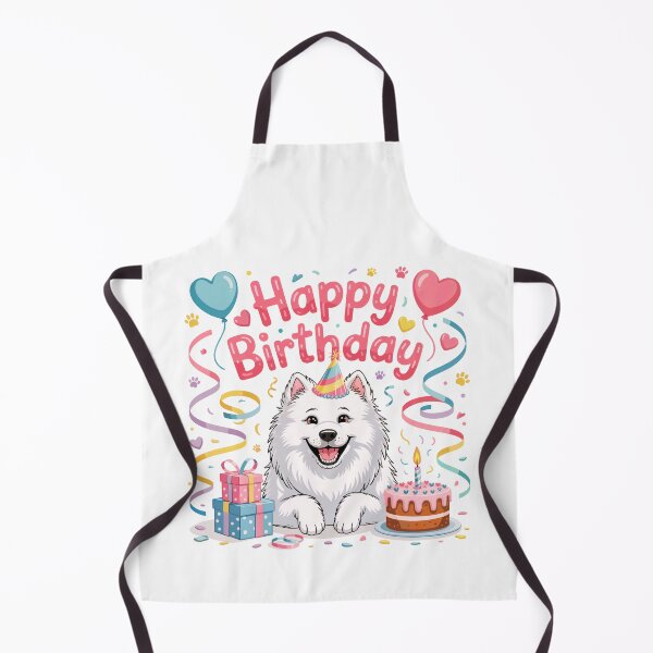 Item preview, Samoyed Dog Birthday designed and sold by TheAnimalZ00.
