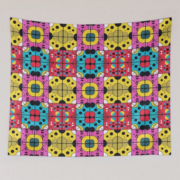 Item preview, Abstract Colorful Pop Art Pattern designed and sold by Grypis.