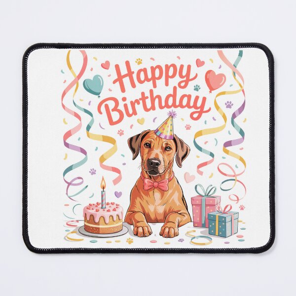 Item preview, Rhodesian Ridgeback Birthday designed and sold by TheAnimalZ00.