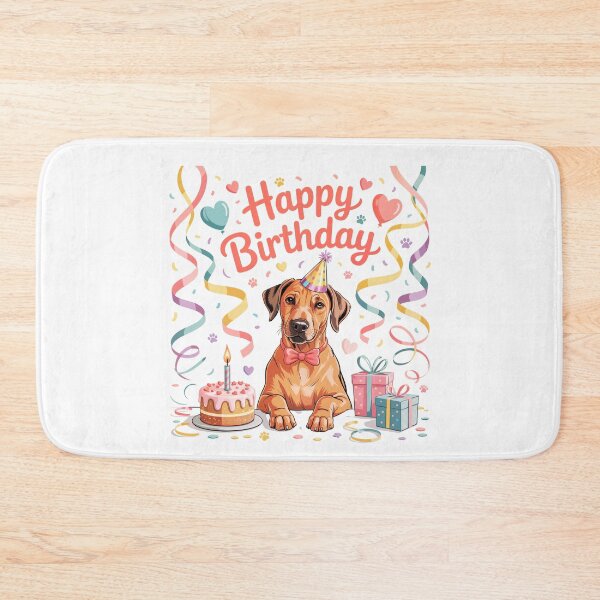 Item preview, Rhodesian Ridgeback Birthday designed and sold by TheAnimalZ00.