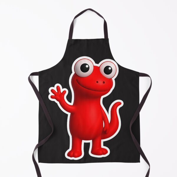 Item preview, Cute Red Cartoon Lizard Character designed and sold by FunnySignalStudio.