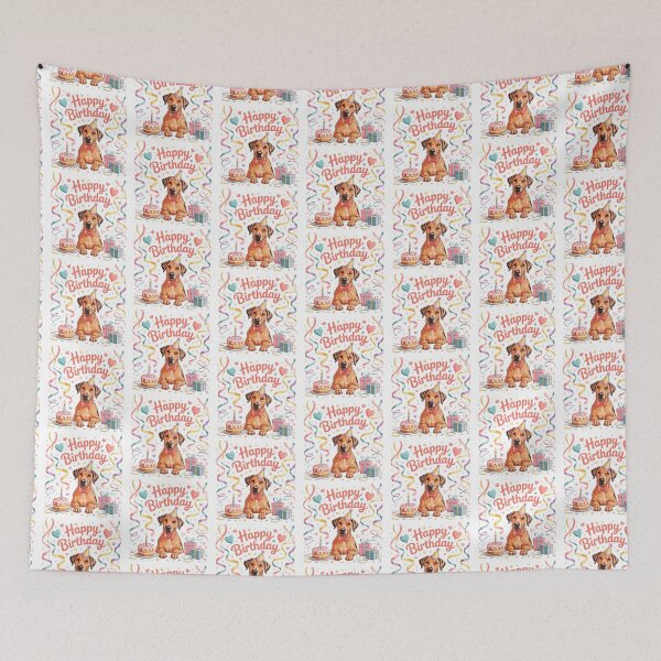 Item preview, Rhodesian Ridgeback Birthday designed and sold by TheAnimalZ00.