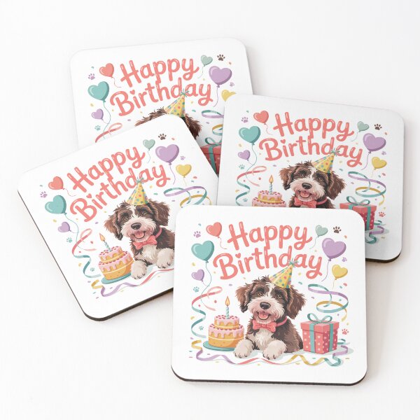 Item preview, Spanish Water Dog Birthday designed and sold by TheAnimalZ00.