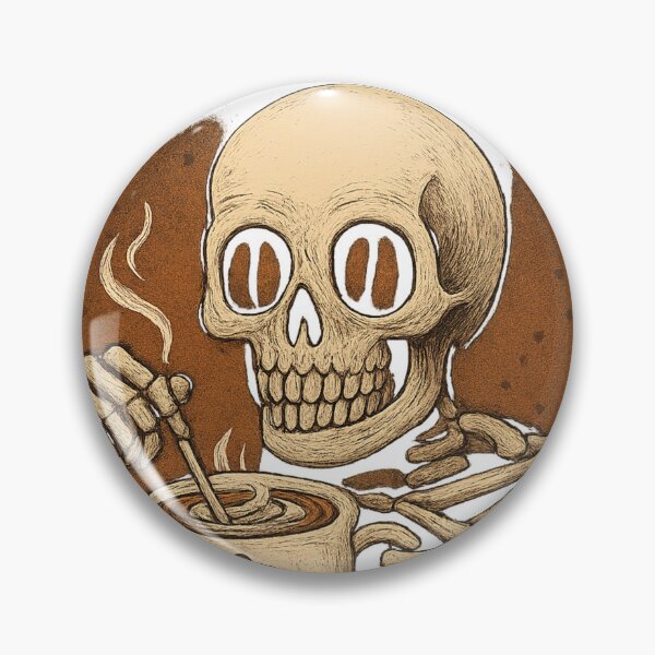 Item preview, Bone Brew Barista - Spooky Season Barista designed and sold by TONSNAP.