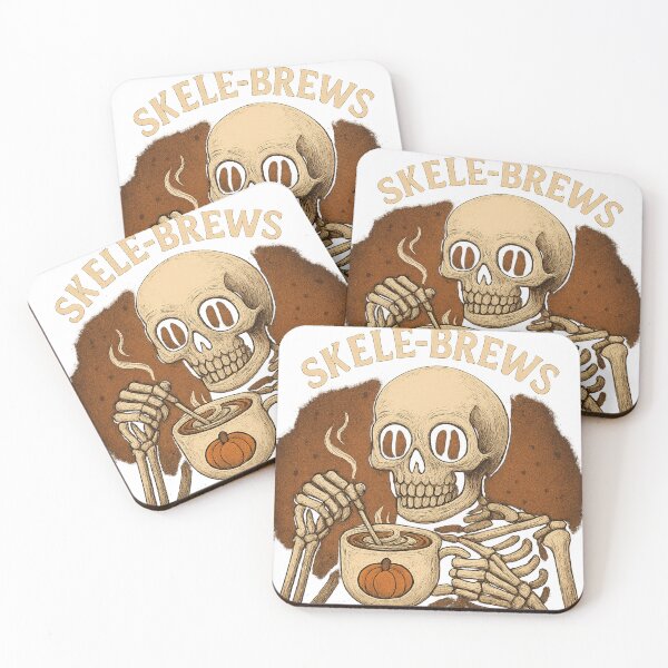 Item preview, Bone Brew Barista - Spooky Season Barista designed and sold by TONSNAP.