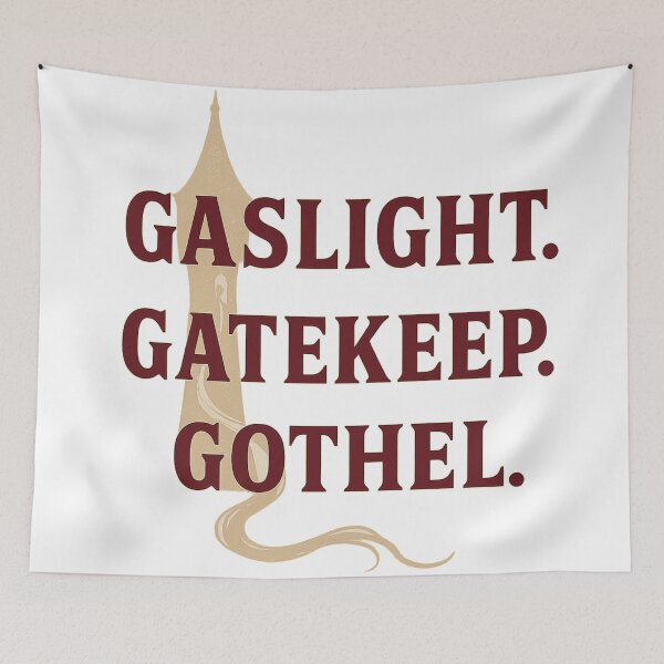 Item preview, Gaslight Gatekeep Gothel Shirt – Funny Tangled Inspired Narcissistic Mom Parody Tee designed and sold by Zippitydodads.