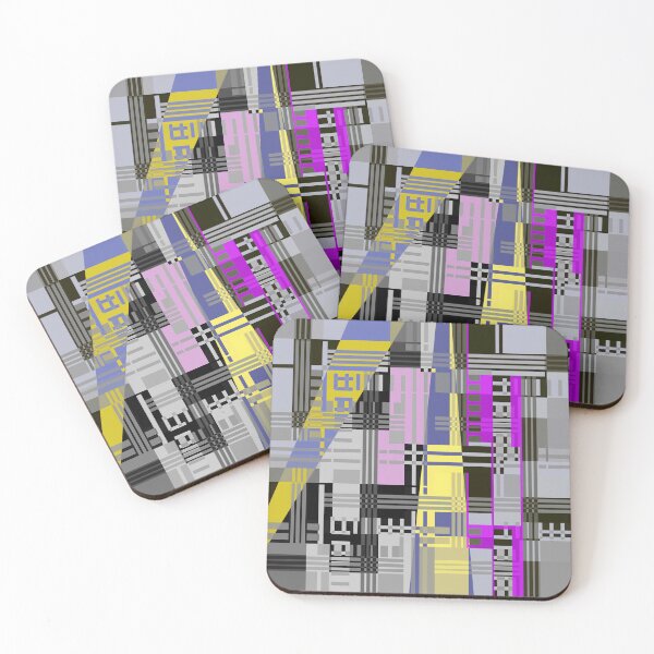 Item preview, Modern Abstract Geometric Modern City designed and sold by Sharon Schwalbe.