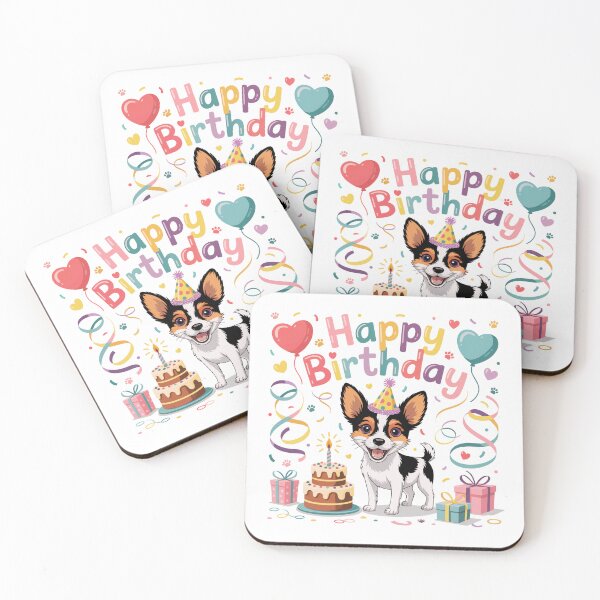 Item preview, Toy Fox Terrier Birthday designed and sold by TheAnimalZ00.