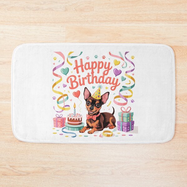 Item preview, Miniature Pinscher Birthday designed and sold by TheAnimalZ00.