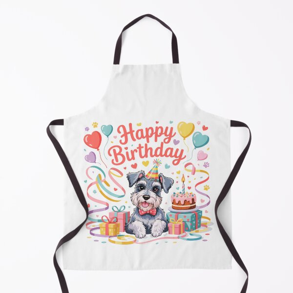 Item preview, Miniature Schnauzer Birthday designed and sold by TheAnimalZ00.