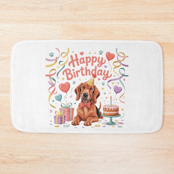 Item preview, Redbone Coonhound Birthday designed and sold by TheAnimalZ00.