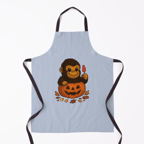 Item preview, Baby King Kong in a Carved Pumpkin with a Lady Lollipop designed and sold by AnotherFemaleHuman.