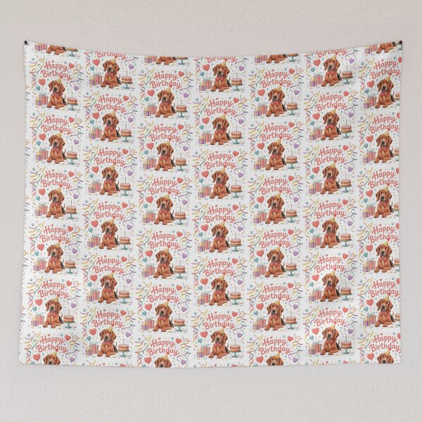 Item preview, Redbone Coonhound Birthday designed and sold by TheAnimalZ00.