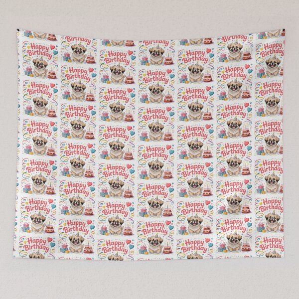 Item preview, Tibetan Spaniel Birthday designed and sold by TheAnimalZ00.