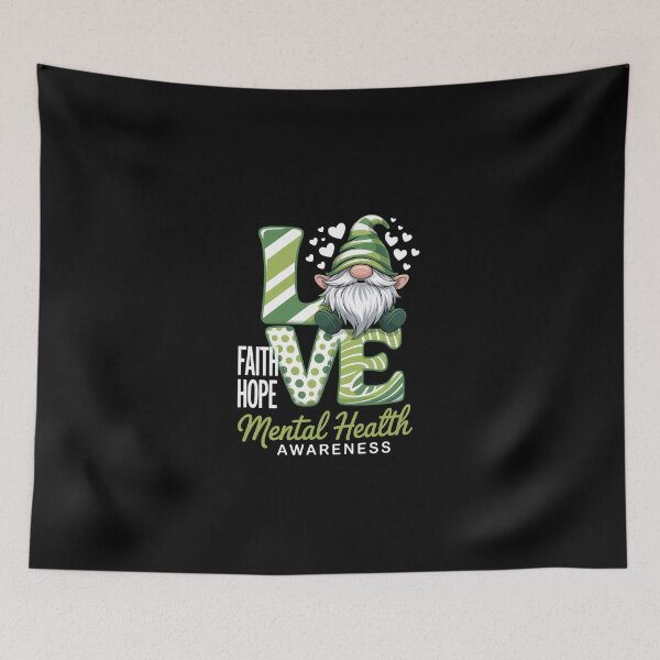 Item preview, Bee Gnome Love Mental Health Awareness designed and sold by KarstenNoanra.
