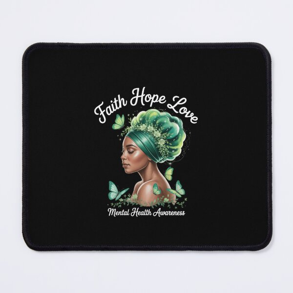 Item preview, Black Queen Faith Hope Love Green Mental Health Awareness designed and sold by KarstenNoanra.