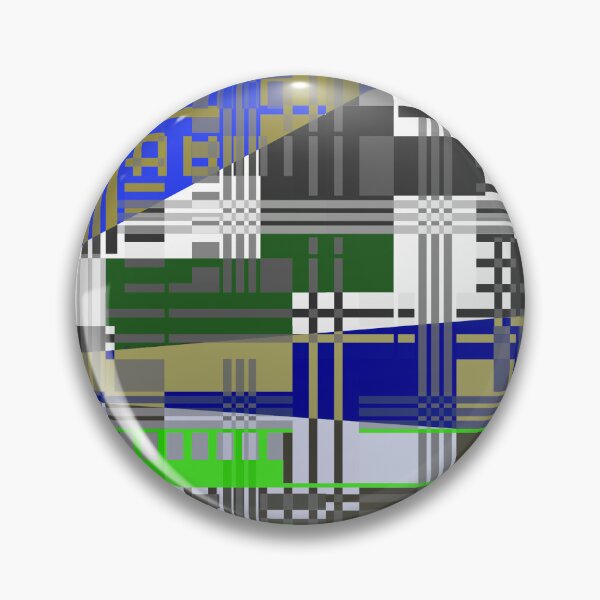 Item preview, Abstract Geometric Modern Art Grid Lock designed and sold by Sharon Schwalbe.