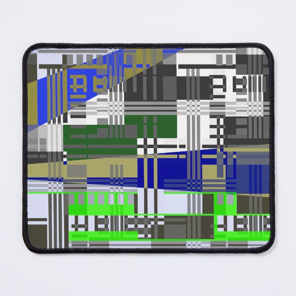 Item preview, Abstract Geometric Modern Art Grid Lock designed and sold by Sharon Schwalbe.