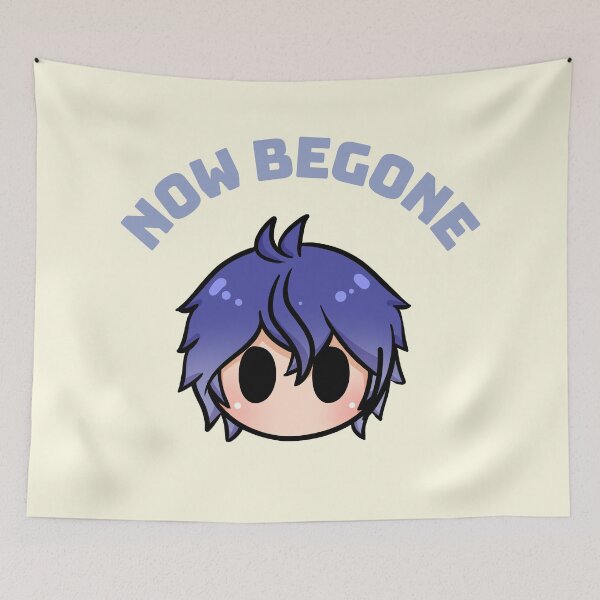 Item preview, Genshin Impact Flins now begone chibi Morcaworks designed and sold by Morcawork.