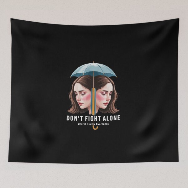 Item preview, Dont Fight Alone Anxiety Mental Health Awareness designed and sold by KarstenNoanra.