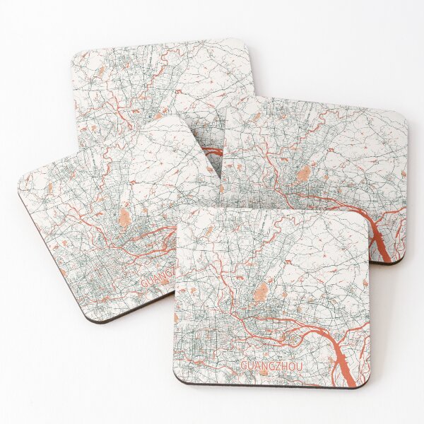 Item preview, Guangzhou City Map of Guangdong, China - Bohemian designed and sold by deMAP.