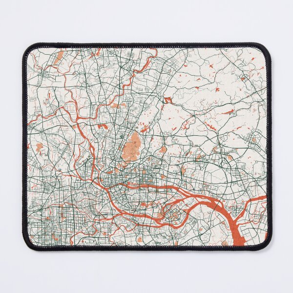 Item preview, Guangzhou City Map of Guangdong, China - Bohemian designed and sold by deMAP.