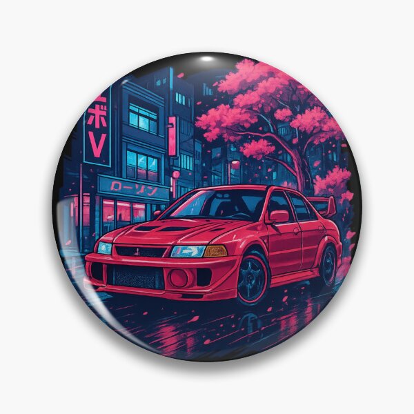 Item preview, Mitsubishi Lancer Evolution V Neon Japan designed and sold by Ahau Designs.