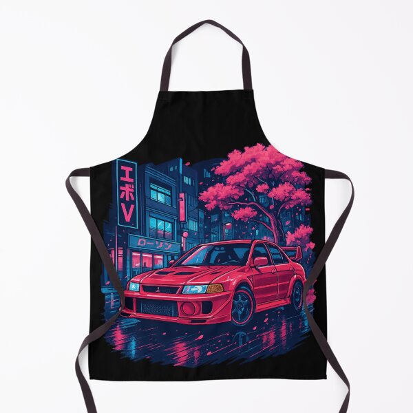 Item preview, Mitsubishi Lancer Evolution V Neon Japan designed and sold by Ahau Designs.